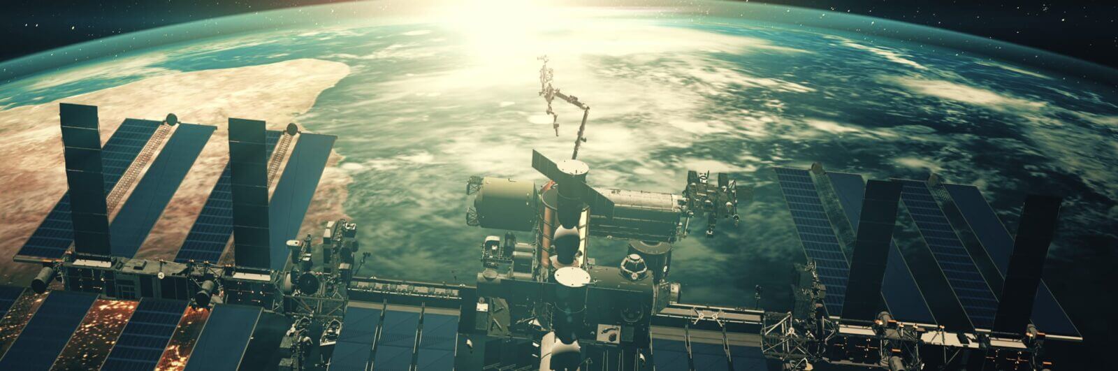 A satellite over Earth